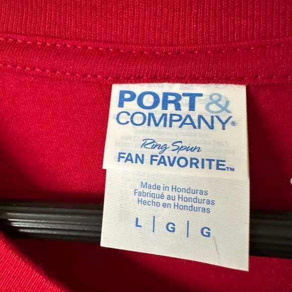Port & Company Women’s Red Short Sleeves ‘merica 3XL Graphic T-shirt Brand New - Picture 3 of 5